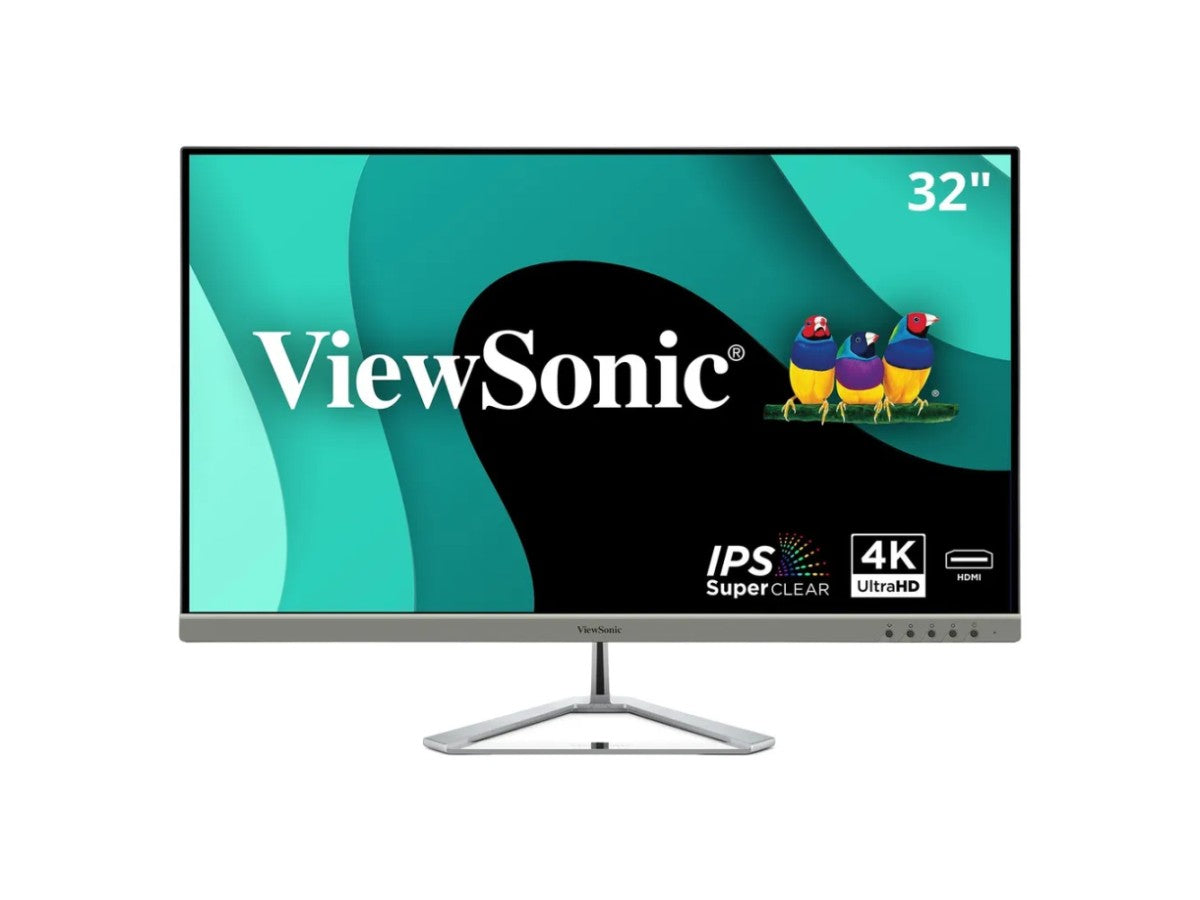 MONITEUR VIEWSONIC 32 POUCES (31,5 POUCES VISIBLE) 4K UHD AVEC UN DESIGN ULTRA-MINCE SANS CADRE, RÉSOLUTION 3840X2160.