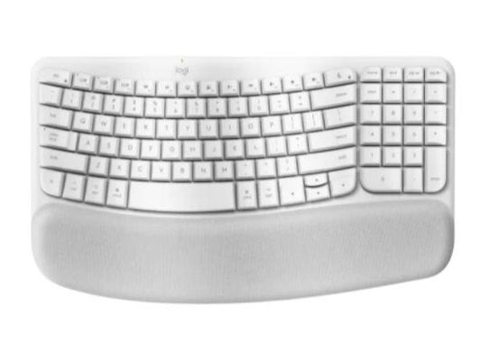 Clavier - WAVE KEYS POUR MAC - Sans fil - Bluetooth - USB-C - BLANC CASSÉ - Garantie matérielle limitée de 1 an