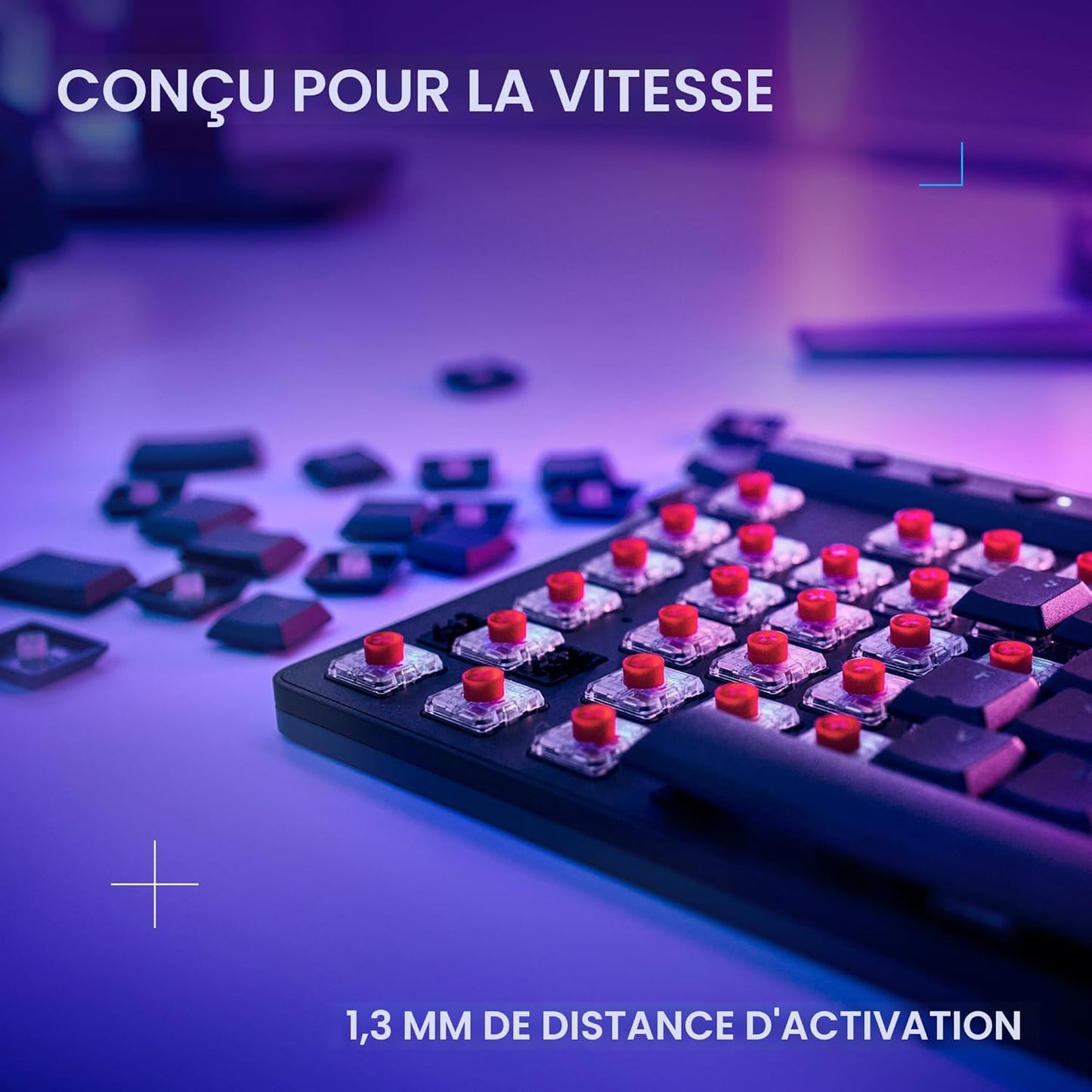 CLAVIER DE JEU TKL LOGITECH G515 LIGHTSPEED TACTILE (NOIR)