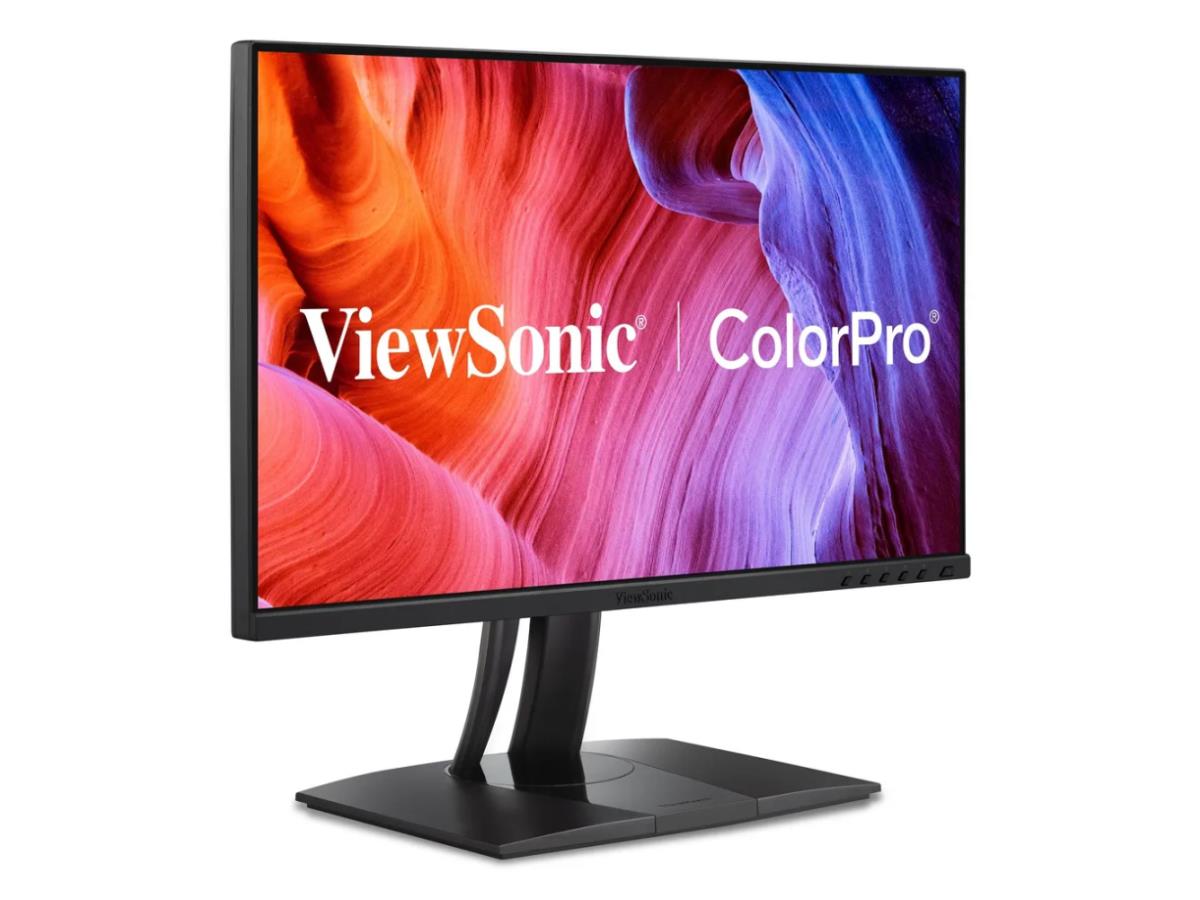 Moniteur IPS ColorPro 24 pouces 1080p avec USB-C, DisplayPort, HDMI, USB-A, ergonomique et validé Pantone.