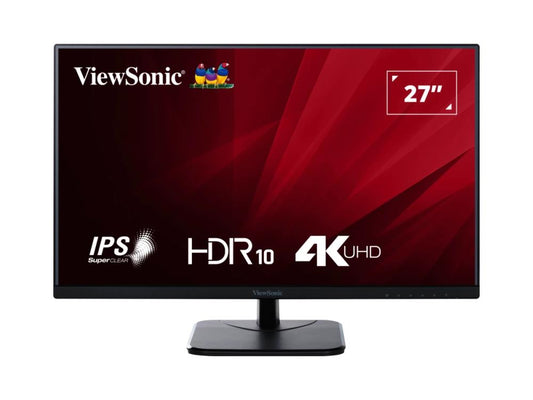 ViewSonic MONITEUR IPS 4K VIEWSONIC DE 27 POUCES AVEC HDMI, DISPLAYPORT, RÉSOLUTION 3840 X 2160