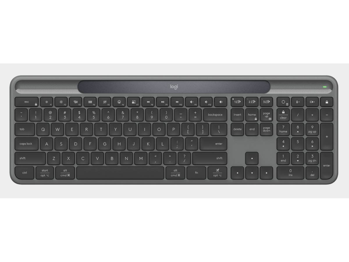 Clavier sans fil Logitech Signature Slim Solar+ K980 — graphite