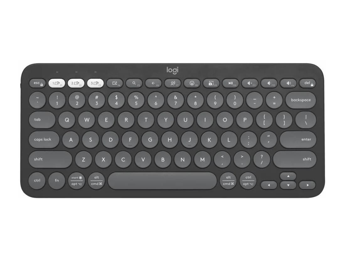 Clavier Bluetooth Logitech Pebble Keys 2 K380s — graphite tonal