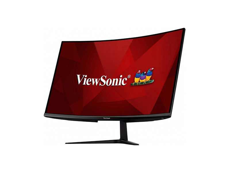 Écran de jeu incurvé 32PO 165Hz, résolution 1920 x 1080, temps de réponse de 1ms.