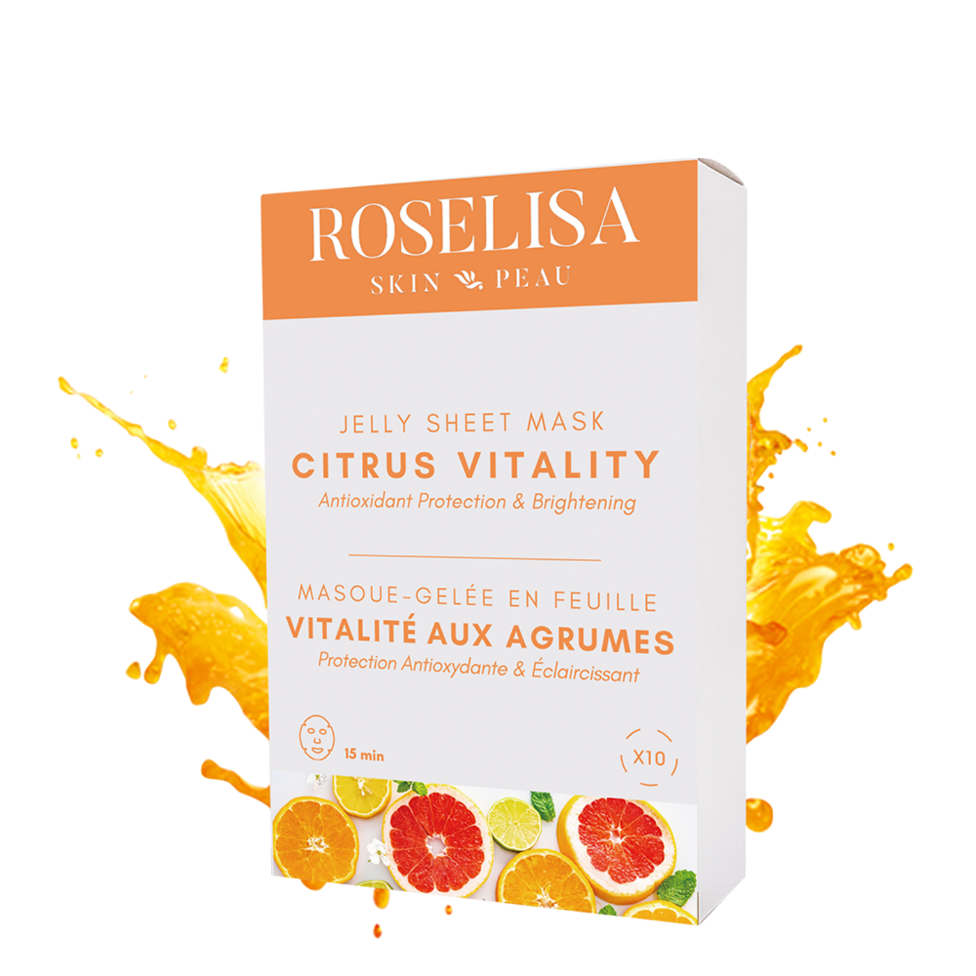 Roselisa Masque en feuille