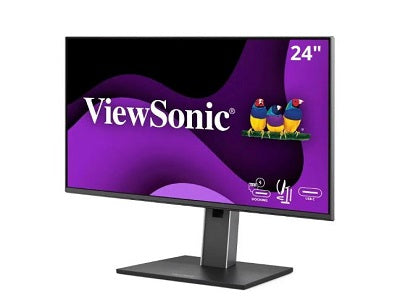 MONITEUR DE DOCKING ERGONOMIQUE VIEWSONIC 24 POUCES 1080P IPS, USB-C 100W, RJ45, CHAÎNAGE EN MARCHE