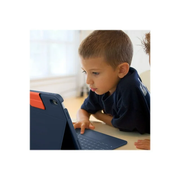 Étui clavier Logitech Rugged Combo 4 Touch pour iPad 10e génération — bleu