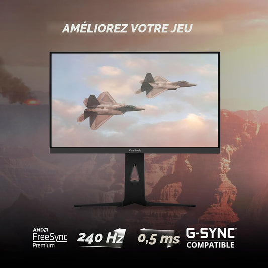 ViewSonic XG2736-2K Moniteur de jeu IPS 27" 1440p avec 240 Hz