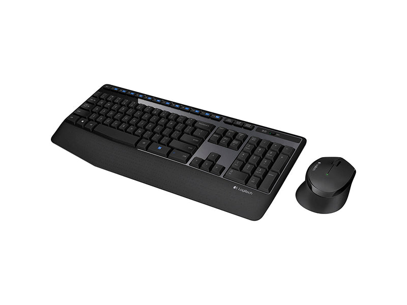 Logitech Combo sans fil MK345 Confort taille réelle avec repose-paume