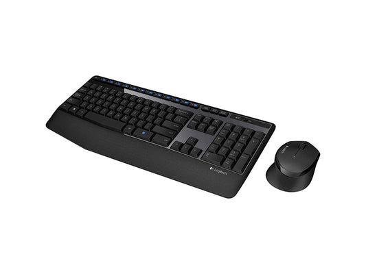 Logitech Combo sans fil MK345 Confort taille réelle avec repose-paume