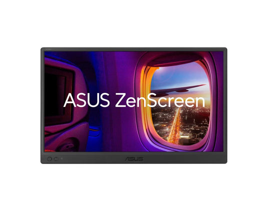 Moniteur portable USB ASUS ZenScreen 16 (MB169CK) - Full HD, IPS, double USB-C, soin des yeux, sans scintillement, filtre lumière bleue, surface anti-éblouissement, pied rotatif à 360°, garantie de 3 ans