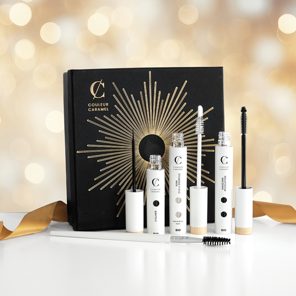 Coffret Regard 4 pièces — Couleur Caramel