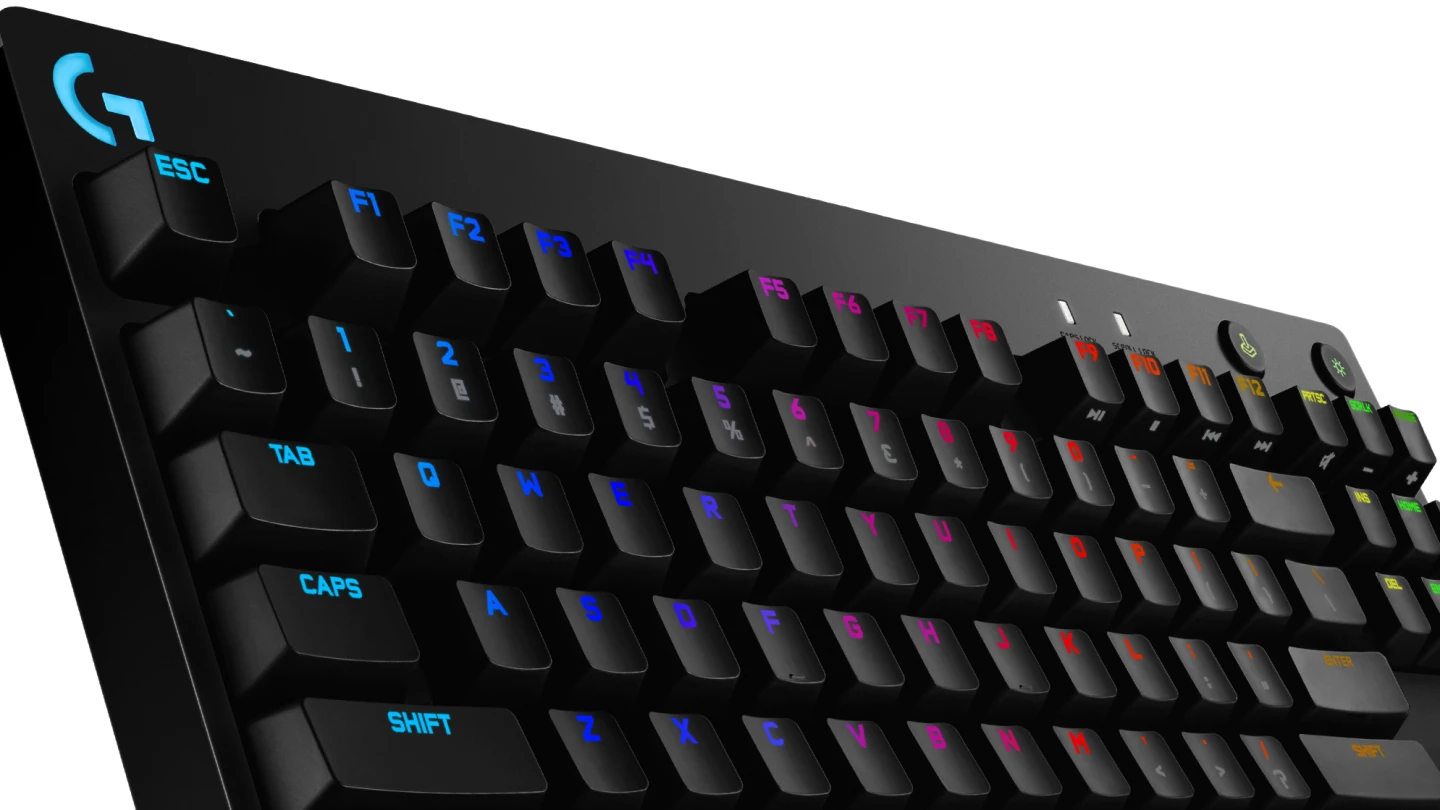 Clavier gaming mécanique Logitech G PRO - Dewey Clicky