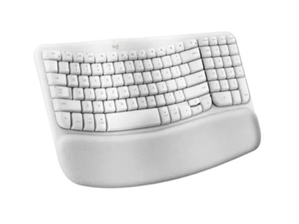Clavier - WAVE KEYS POUR MAC - Sans fil - Bluetooth - USB-C - BLANC CASSÉ - Garantie matérielle limitée de 1 an