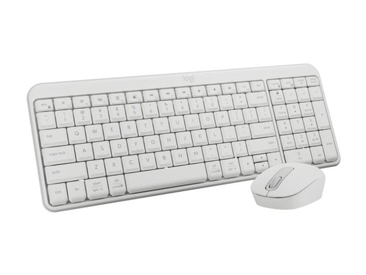 SOURIS ET CLAVIER SANS FIL COMPACTS LOGITECH MK250 (BLANC CASSE)