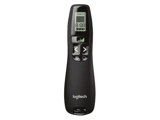 Télécommande de présentation laser R800 - Laser - Nombre de boutons : 5 - Sans fil (2,4 GHz) - 2 piles AAA - Garantie matérielle limitée de 3 ans