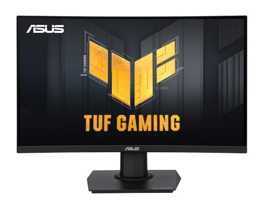 Moniteur incurvé ASUS TUF Gaming 24 po (23,6 po visibles) (VG24VQER) - FHD, 180 Hz, 1 ms, DCI-P3 90 %, synchronisation de flou de mouvement extrême, FreeSync, Shadow Boost, soin des yeux, DisplayWidget Center, garantie de 3 ans