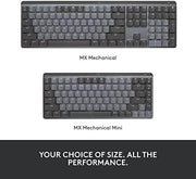 Clavier mécanique sans fil Logitech MX Mechanical Mini — clicky, graphite