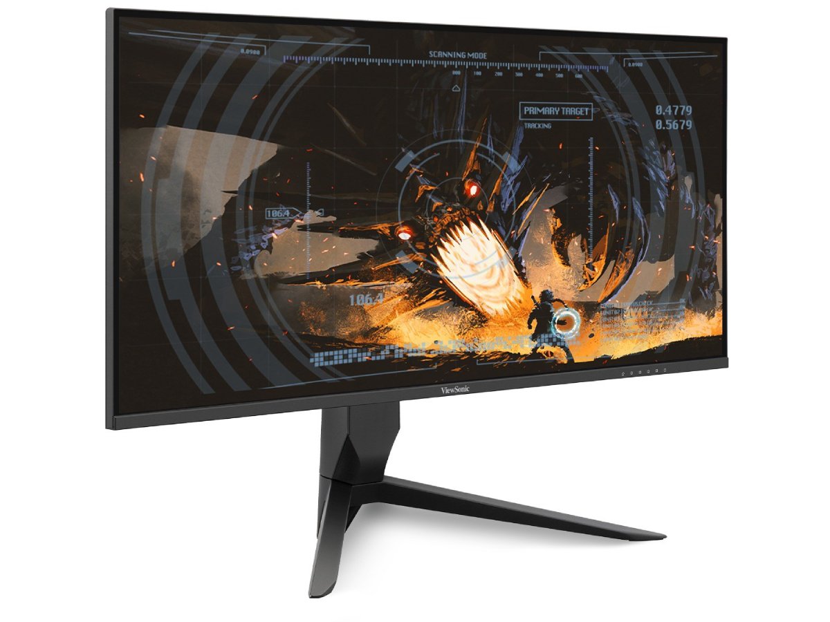 ViewSonic Moniteur de jeu ergonomique 34 pouces 1 ms 165 Hz avec FreeSync Premium, résolution 3440 x 1440.