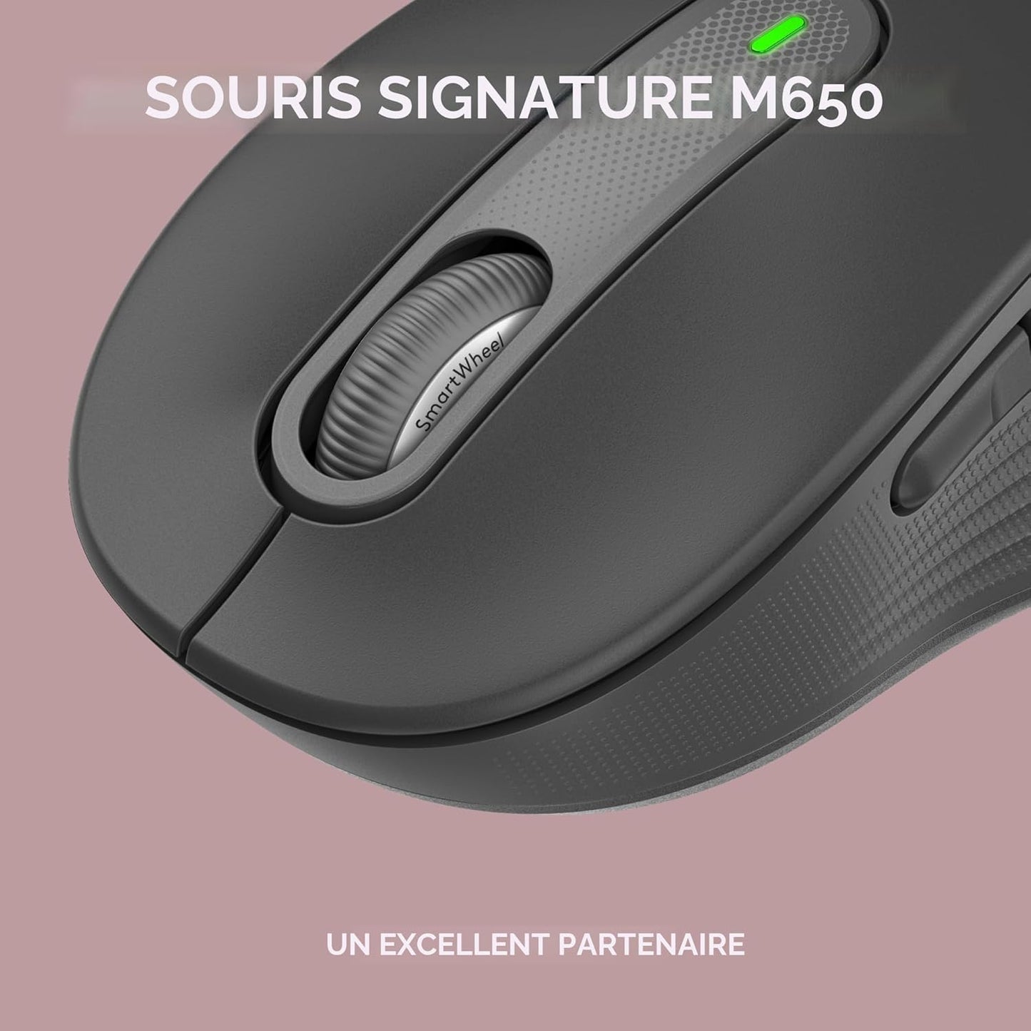 Logitech Signature Slim K950, clavier sans fil avec design élégant, changement de frappe entre les appareils, frappe silencieuse, Bluetooth, multi-OS, Windows, Mac, Chrome - Graphite