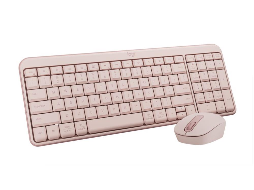 Logitech SOURIS ET CLAVIER SANS FIL COMPACTS LOGITECH MK250 (ROSE)