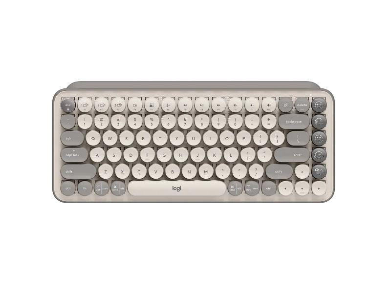 Clavier sans fil Logitech POP Keys — brume