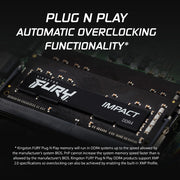Kingston Technology FURY 8 Go 3200MT/s DDR4 CL20 SODIMM Impact