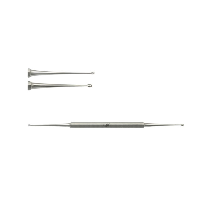 Curette fine double côté