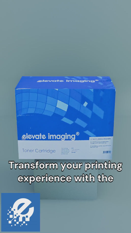 Toner remanufacturé HP CF361X — cyan, rendement 9 500 pages