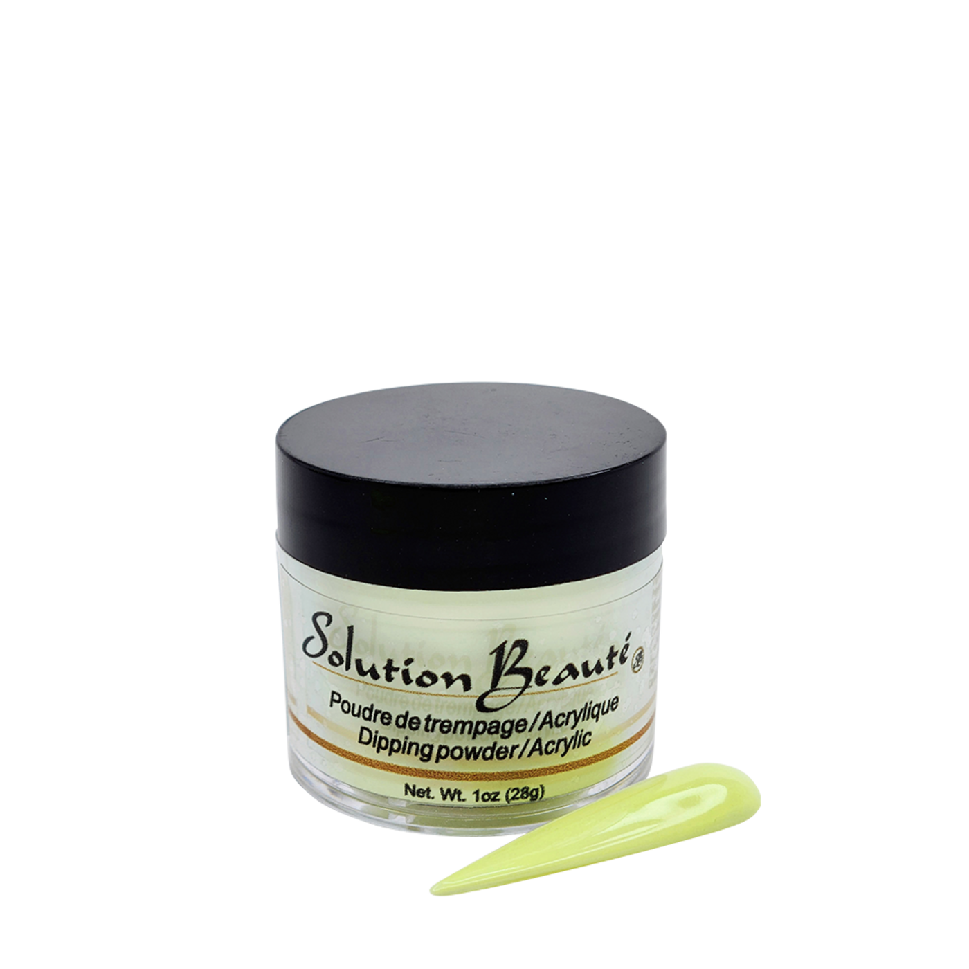 Poudre pour ongles - Teintes de jaune