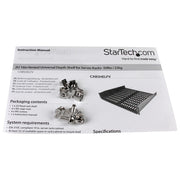 Étagère pour rack StarTech.com CABSHELFV 2U – 22,6 kg