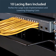 Barre de laçage de câbles pour rack StarTech.com CMLB104 1U