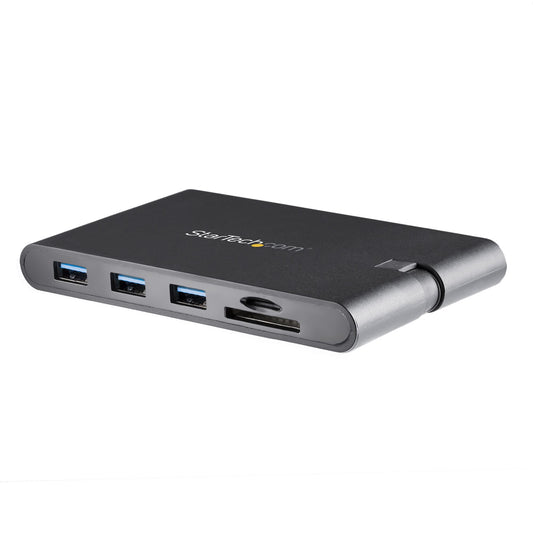 Station d’accueil USB-C StarTech.com – HDMI/VGA, 3 ports USB 3.0, Ethernet Gigabit, lecteurs SD/microSD, PD 100 W
