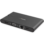 Station d’accueil USB-C StarTech.com – HDMI/VGA, 3 ports USB 3.0, Ethernet Gigabit, lecteurs SD/microSD, PD 100 W