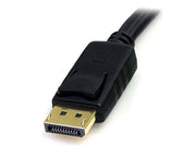 Câble StarTech.com DP4N1USB6 DisplayPort, USB A, 2 x 3,5 mm vers DisplayPort, USB B, 2 x 3,5 mm – 1,829 m