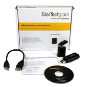 Carte son externe USB stéréo StarTech.com ICUSBAUDIOB