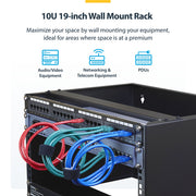 Armoire rack murale StarTech.com RACK-10U-14-BRACKET 2 montants – 35 kg