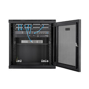 Armoire rack murale StarTech.com RK12WALHM 12U 4 montants – 90 kg
