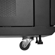 StarTech.com Armoire Rack Serveur 18U à 4 Montants, Armoire Verrouillable 19 po pour Ordinateur/AV/Équipement IT, Rack Réseau pour Bureau/Domicile avec Roulettes et Rails de Montage Ajustables