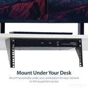 Armoire rack murale StarTech.com RK419WALLV 4U 2 montants – 56,7 kg