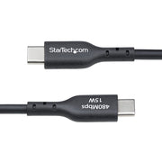 Câble StarTech.com USB2AC6INCHBK USB A vers USB C – 0,15 m, USB 2.0