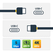Câble StarTech.com USB315CC1M USB C vers USB C – 1 m, USB 3.2 Gen 1 (3.1 Gen 1)
