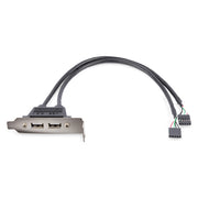 Équerre USB 2 ports StarTech.com – Format faible encombrement