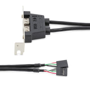 Équerre USB 2 ports StarTech.com – Format faible encombrement