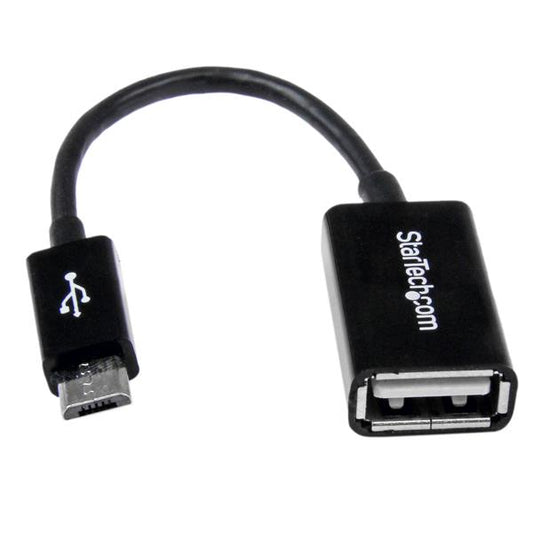 Câble StarTech.com UUSBOTG Micro-USB B vers USB A – 0,127 m, USB 2.0